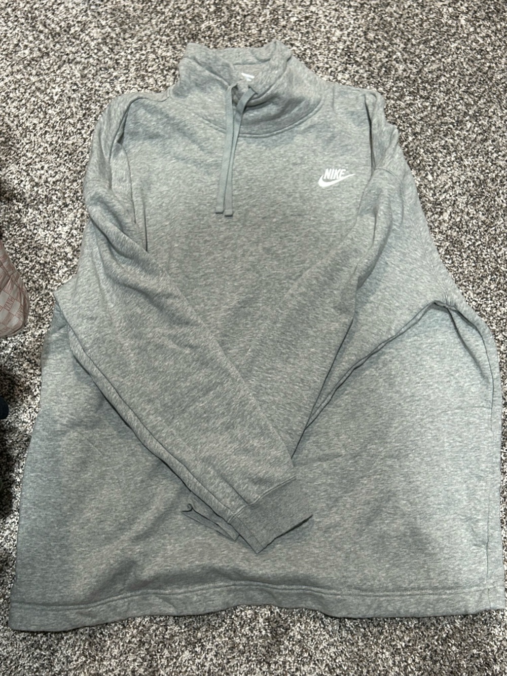 Nike Women’s Gray Funnel Neck Pullover Sweater